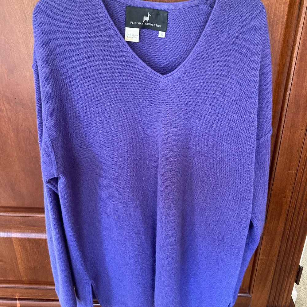 100% Alpaca wool sweater
